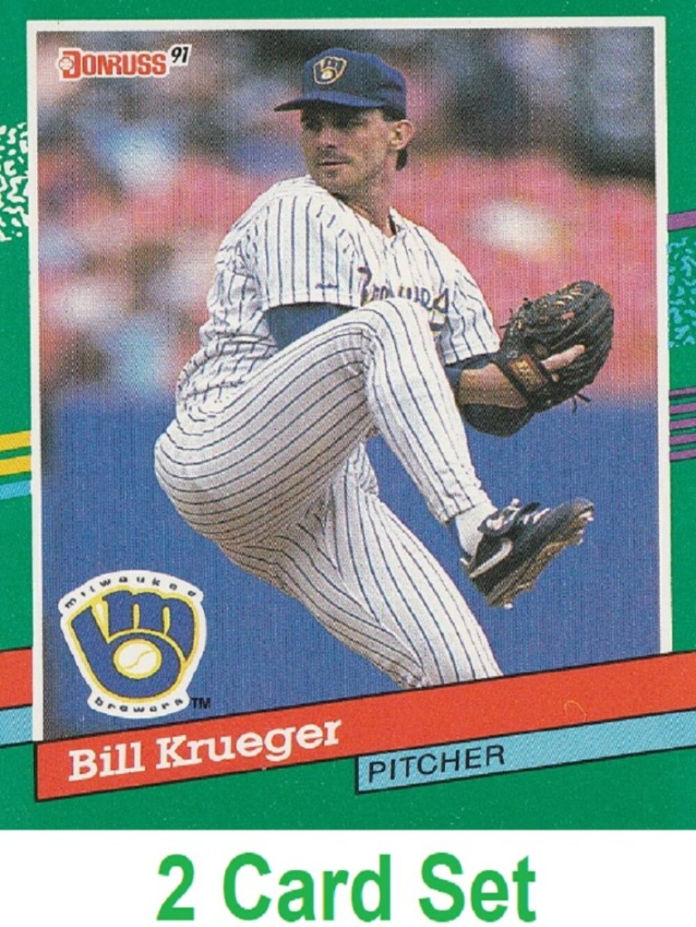 Bill Krueger Baseball Card Collection